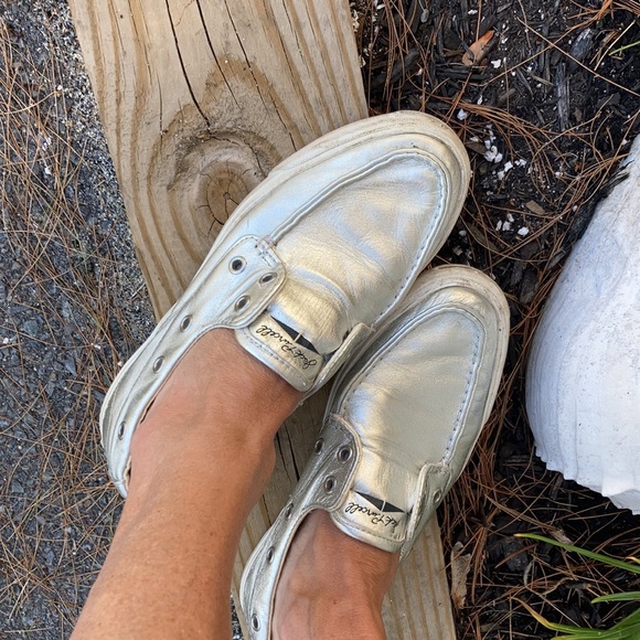 Silver boat shoes - Picture 5 of 5